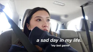 day in my life || my very last game