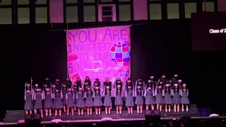 Academy of Our Lady of Guam class of 2026 songfest performance