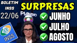 ✔️PREPARE SE! SURPRESA NOS PAGAMENTOS JUNHO, JULHO E AGOSTO INSS 22 06