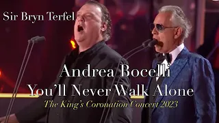 Andrea Bocelli and Sir Bryn Terfel You'll Never Walk Alone Kings Coronation Concert   HD