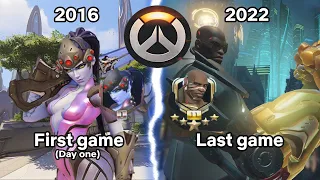 Goodbye Overwatch - My FIRST match and my LAST match - 2016 vs 2022