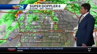 Showers linger after tornadoes, storms, hail