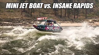 Mini Supercharged Jet Boats Take On HUGE RAPIDS!!! (Mini Boat Mafia Episode 2)