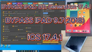 How To iPad 6th Generation iOS 17.4.1 iCloud Bypass By Unlock Tool Easy Method