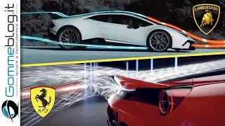 Ferrari 488 Pista vs Lamborghini Huracan Performante | HOW To Made a Fast Interior AERODYNAMIC