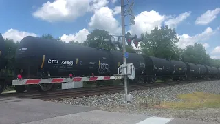 Eastbound CSX ethanol train on Main 1