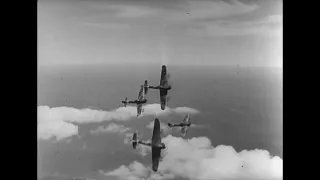 Hawker Typhoons in action over Europe in 1944