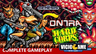 🎮 Contra: Hard Corps (Mega Drive) Complete Gameplay