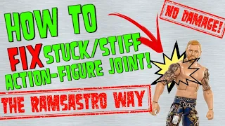 How To Fix A Stuck/Stiff Action Figure Joint  | No Damage