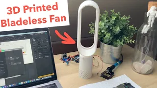 3D Printed BLADELESS FAN for your Desk!