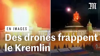 Les images de l'attaque de drones sur le Kremlin