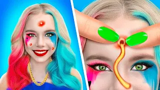 Cambio de Imagen Extremo de Superhéroes de TikTok | Cómo Convertirse en Harley Quinn