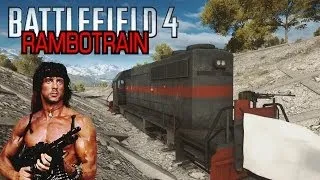 Battlefield 4 - RAMBOTRAIN vs 10 M1 Abrams Tanks