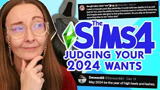 Reacting to your sims 4 ideas for 2024!