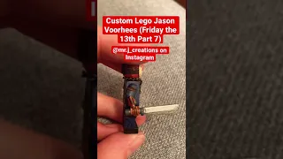 Custom Lego Jason Voorhees #fridaythe13ththegame #fridaythe13th #horror #jasonvoorhees #warnerbros
