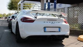 Porsche Cayman GT4 full stock VS 997 GT3 RS on-board, track: Monza 10 04 16