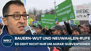 HAUSHALTSKRISE: Bitterböse Bauern! Cem Özdemir ausgebuht – Landwirte machen mobil gegen Sparpläne