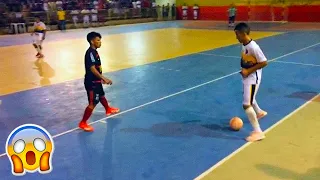 ACHEI O JOGADOR MAIS OUSADO DO FUTSAL 😱 (Ele rabisca muito!!)