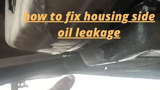 How to fix housing oil leakage auto rickshaw service and repair Diesel Auto rikhshaw and repairing