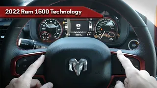 Steering wheel and cluster in the 2022-2023 Ram 1500