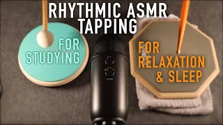 ASMR Rhythmic Tapping for Studying / Relaxation / Sleep (No Talking)