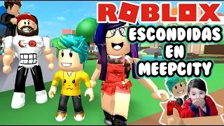 Escondidas en MeepCity | Escondido de Mama y Papa | Meep City Roblox Roleplay