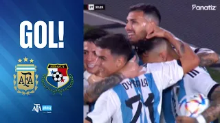 GOL de Thiago Almada | Argentina 1-0 Panamá | Amistoso Internacional