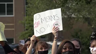 'Not going to let them silence our voices' | Olympic High School students protest handling of sex cr