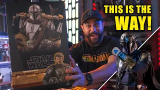 Hot Toys Star Wars The Mandalorian Figure Unboxing! BEST ONE YET!!