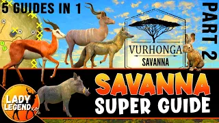 UPDATED Savanna SUPER GUIDE Pt.2:  Kudu, Jackals, Warthogs, Springbok & Scrub Hare- Call of the Wild