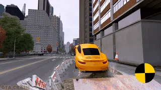 GTA 4 CRASH TESTING REAL CAR 100