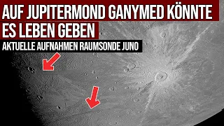 Leben auf Jupitermond Ganymed? - Aktuelle Fotos der Raumsonde Juno