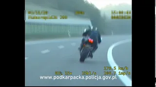 Policyjny pościg za motocyklistą z powiatu lubaczowskiego