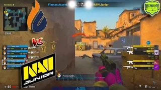 NIPL! NAVI Junior vs Flames Ascent - HIGHLIGHTS - WEPLAY ACADEMY | CSGO HIGHLIGHTS