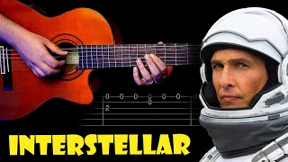 INTERSTELLAR Main Theme Easy Guitar Tab - Hans Zimmer