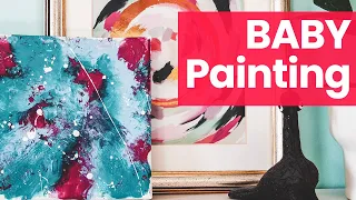 Easy & Fun Art Project for Babies and Toddlers - Mess FREE Painting