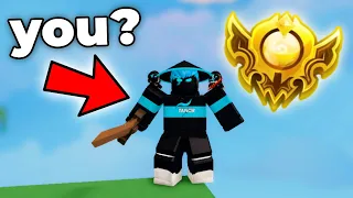 How To ESCAPE Gold Rank In Roblox Bedwars