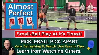 Pickleball!  The Small-Ball Game At It's Finest! Learn By Watching Others!