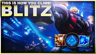 THIS IS HOW YOU CLIMB WITH BLITZCRANK! | League of Legends