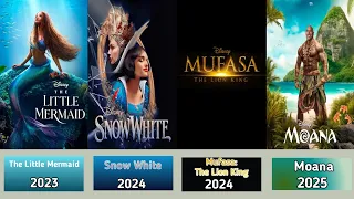 Updated! List Of All Disney Live-Action Adaptation Films (1994-2025) | Released and Upcoming