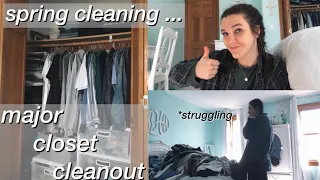 MAJOR CLOSET CLEANOUT: Marie Kondo inspired spring cleaning