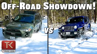 Jeep Wrangler vs Toyota 4Runner - A Classic Off-Road Showdown in the Snow & Mud!