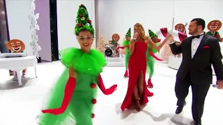 Heidi Klum and Sal valentinetii singing Santa Baby on Agt 2016. Holiday Special #agt #heidiklum