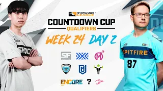 Overwatch League 2022 Season | Countdown Cup Qualifiers | Week 24 Day 2 -- West + East Encore