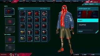 Spider-Man Miles Morales Suits Menu Mod is Now Completed