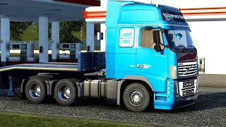 ETS 2 - Volvo FH Classic Transporting a Backhoe Part 3