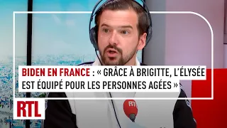 Visite de Joe Biden en France : "Grâce à Brigitte, l'Élysée est équipé pour les personnes âgées"