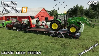 Mowing grass & making silage bales | Lone Oak Farm 19 | Farming Simulator 19 | Episode 6