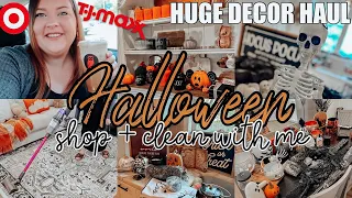 🕸🎃NEW HALLOWEEN 2022 SHOP & CLEAN WITH ME | HUGE HALLOWEEN DECOR HAUL | CLEANING MOTIVATION