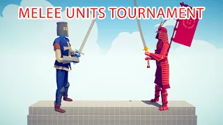 ALL MELEE UNITS TOURNAMENT - Totally Accurate Battle Simulator TABS